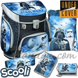 UnderCover Scooli Star Wars Ергономична ученическа раница с аксесоари 28130